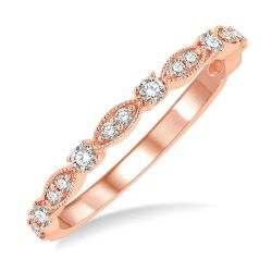 Azura Vista Grove Stackable Diamond Wedding Band