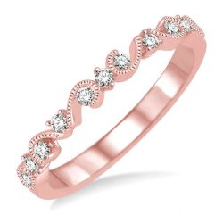 Stackable Diamond Wedding Band