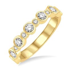 OraIonIs 14K Yellow Gold Diamond Ring