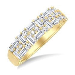 XeZenZen CaElVel 14K Yellow Gold Diamond Ring