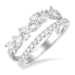 VelRaIon 14K White Gold Diamond Ring