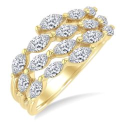 IonXeLys VelLinIon 14K Yellow Gold Diamond Ring