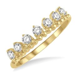 LinAeLo 14K Yellow Gold Diamond Ring