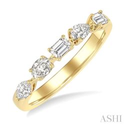 VelLinOn 14K Yellow Gold Diamond Ring