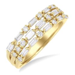 ThVioSol 14K Yellow Gold Diamond Ring