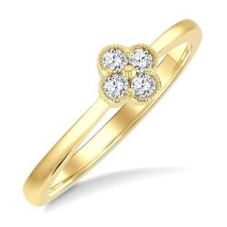 ThSolEl CaIsTh 14K Yellow Gold Diamond Ring