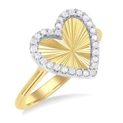 LoZenTh 14K White Gold Diamond Ring