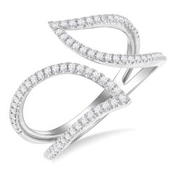 RaVerLin SolOnIs 14K White Gold Diamond Ring