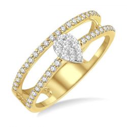 Pear Shape Shine Bright Diamond Fashion Ring