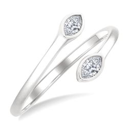 ElLysRa 14K White Gold Diamond Ring