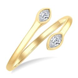 VerLoLys LuxLysAr 14K Yellow Gold Diamond Ring