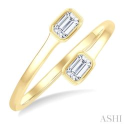 VerThAr 14K Yellow Gold Diamond Ring