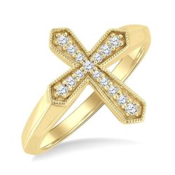 OraOnEl 14K Yellow Gold Diamond Ring