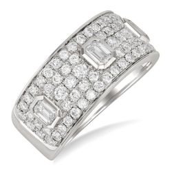 VerVelOn IonLuxLin 14K White Gold Diamond Ring