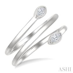 AeLinEl 14K White Gold Diamond Ring