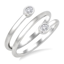 OraIsSol 14K White Gold Diamond Ring