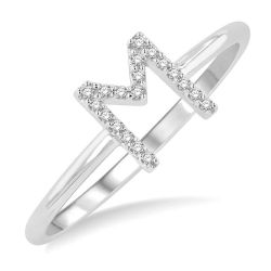 OraCa 14K White Gold Diamond Pendant