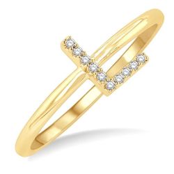 IonThLux RaLuxXe 14K Yellow Gold Diamond Pendant