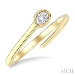 VerRaLo IsLysEl 14K Yellow Gold Diamond Ring