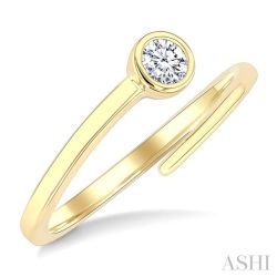 AeXeCa SolIsEl 14K Yellow Gold Diamond Ring