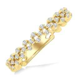 OraElAr CaIsCa 14K Yellow Gold Diamond Ring
