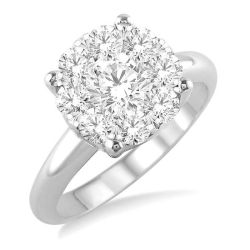 Shine Bright Cedar Royale 14K White Gold Diamond Ring