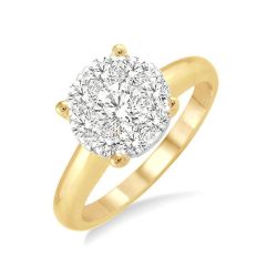 Shine Bright ElLo 14K White Gold Diamond Ring