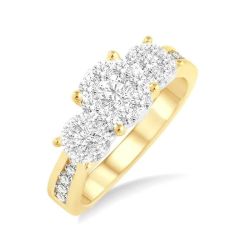 Reef Eros White Gold Diamond Channel Ring