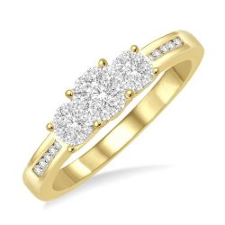 Shine Bright LuxVioLo 14K White Gold Diamond Ring