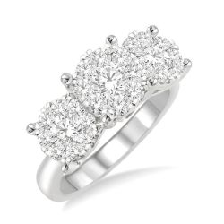 Minerva Topaz Diamond Engagement Ring