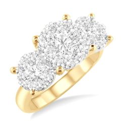 Aphrodite Echo White Gold Diamond Engagement Ring