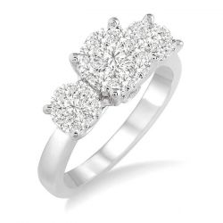Past Present & Future Shine Bright Essential Diamond Ring