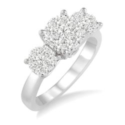 Past Present & Future Shine Bright Diamond Ring