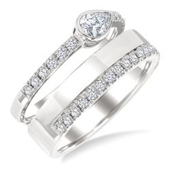 VelIonLux 14K White Gold Diamond Ring