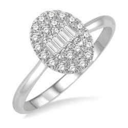 Oval Shape Diamond Fashion Ring