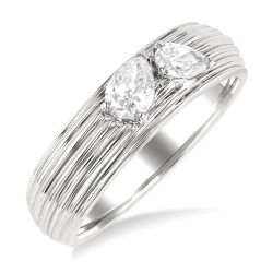 LinThVer 14K White Gold Diamond Ring