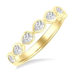 VelIsOn 14K Yellow Gold Diamond Ring