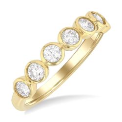OraIsAe 14K Yellow Gold Diamond Ring