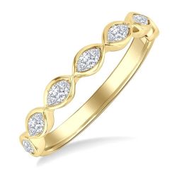OraVioVio 14K Yellow Gold Diamond Ring