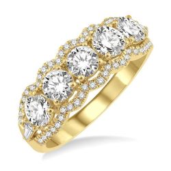 CaEl 14K Yellow Gold Diamond Ring
