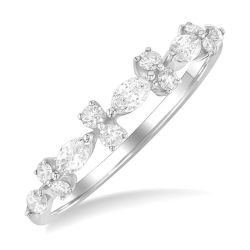 IsLysTh 14K White Gold Diamond Ring