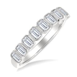 CaElVer 14K White Gold Diamond Ring