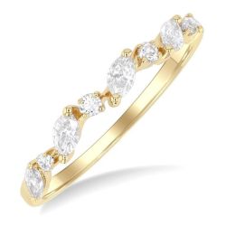 OraVerLys 14K Yellow Gold Diamond Ring