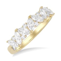 LysOraVel 14K Yellow Gold Diamond Ring