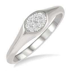 Oval Shape Shine Bright Diamond Promise Ring