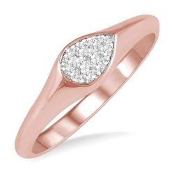 Pear Shape Shine Bright Essential Diamond Promise Ring