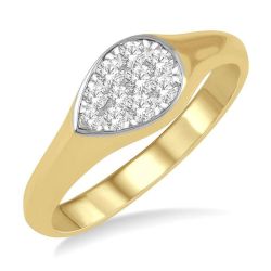 Shine Bright LoCaZen 14K White Gold Diamond Ring