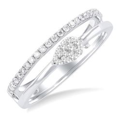 AeVioOn ThIsLin LysAeLo 14K White Gold Diamond Ring