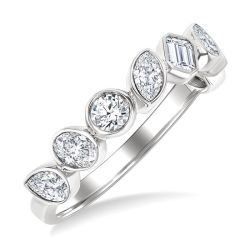 VerVioTh 14K White Gold Diamond Ring