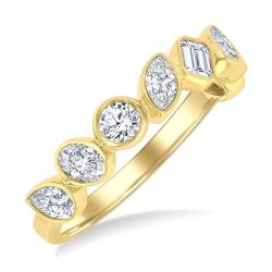 OraIonVer 14K Yellow Gold Diamond Ring